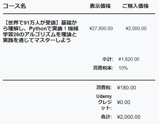 機械学習26のアルゴリズム領収書